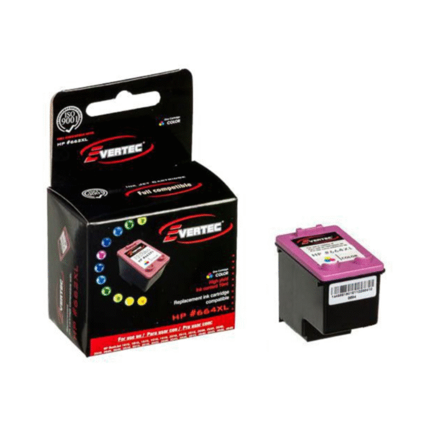 CARTUCHO EVERTEC HP 664 COLOR XL