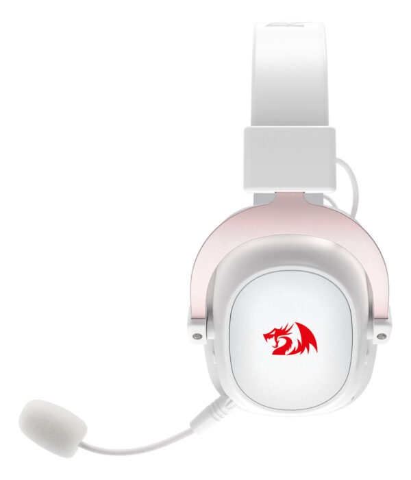 AURICULAR REDRAGON ZEUS PRO WIRELESS H510W PRO WHITE - Imagen 2