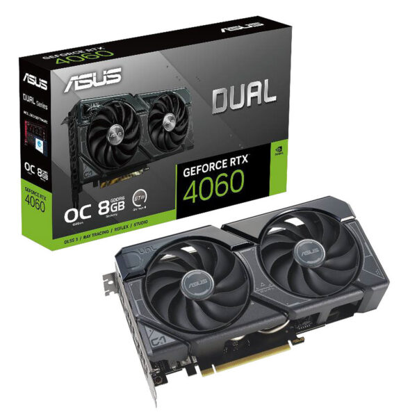 PLACA DE VIDEO ASUS DUAL RTX 4060 O8GB V2