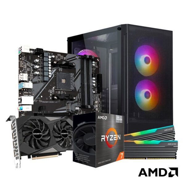 PC AMD RYZEN 7 5700 + RTX 3050