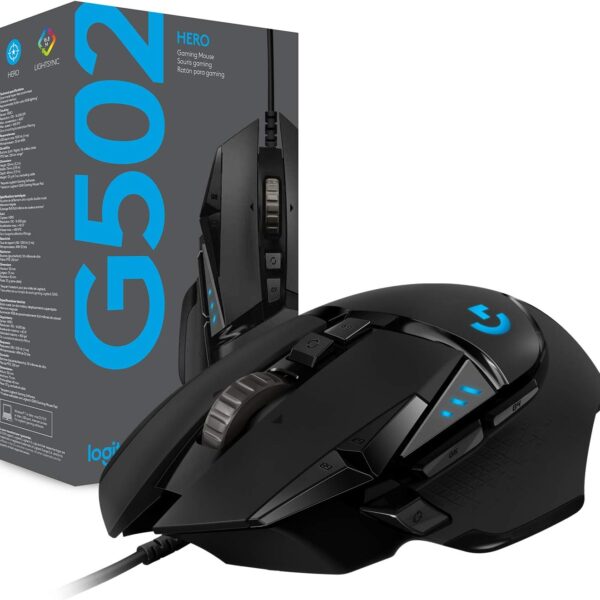 MOUSE LOGITECH G502 HERO NEGRO