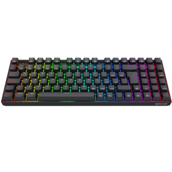 TECLADO REDRAGON ZIGGS BLACK RED SWITCH