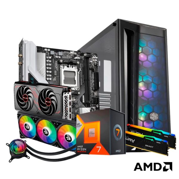PC GAMER AMD RYZEN 7 7800X 3D + RX