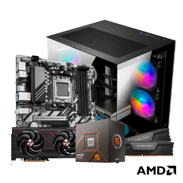PC GAMER AMD RYZEN 5 + RX 9070