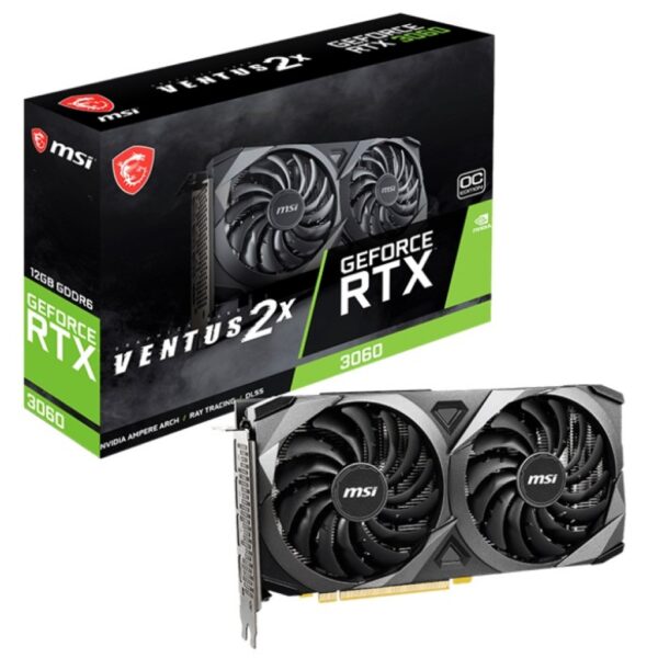 PLACA DE VIDEO MSI VENTUS X2 RTX 3060 12GB OC
