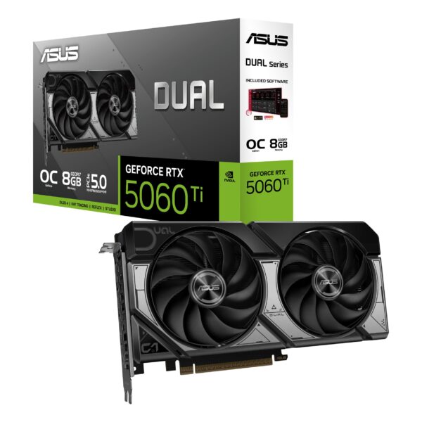 PLACA DE VIDEO ASUS DUAL RTX 5060TI O 8GB