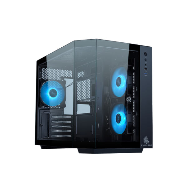 GABINETE EVOLABS PRIMACY BLACK EVO-300MB C/FAN