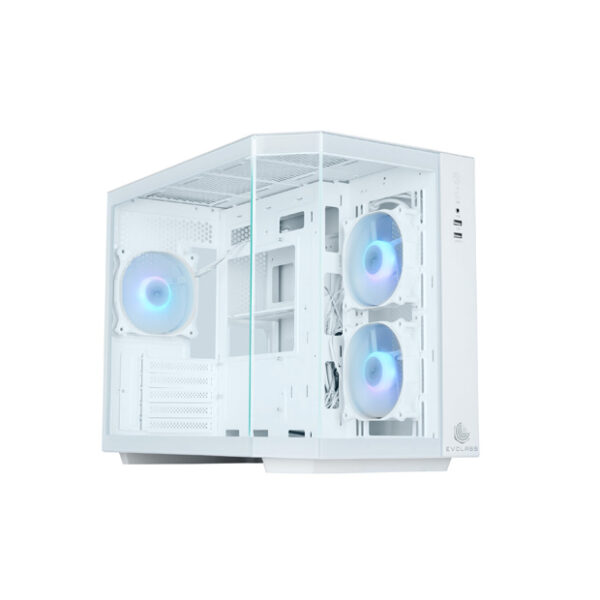 GABINETE EVOLABS PRIMACY WHITE EDITION EVO-300MW C/FAN