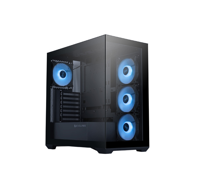 GABINETE EVOLABS PROGRESSION BLACK EVO-305AB C/FAN GABINETE EVOLABS PROGRESSION BLACK EVO-305AB C/FAN