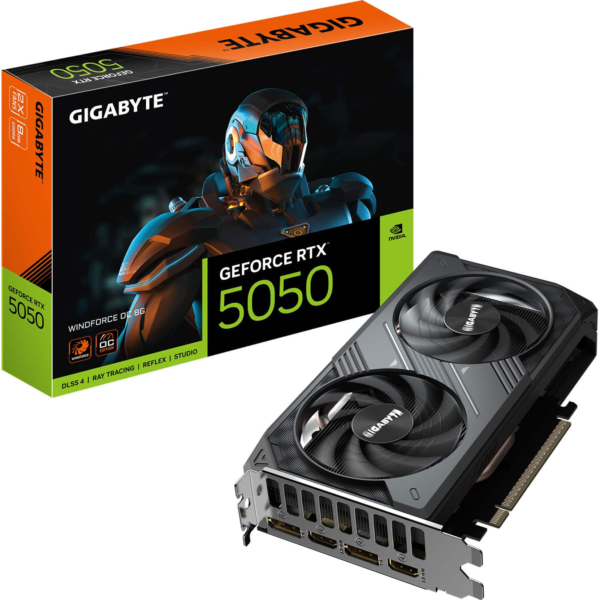 PLACA DE VIDEO GIGABYTE RTX 5050 WF OC 8GB