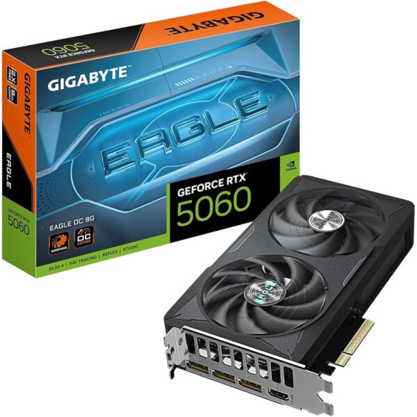 PLACA DE VIDEO GIGABYTE RTX 5060 EAGLE MAX OC 8G