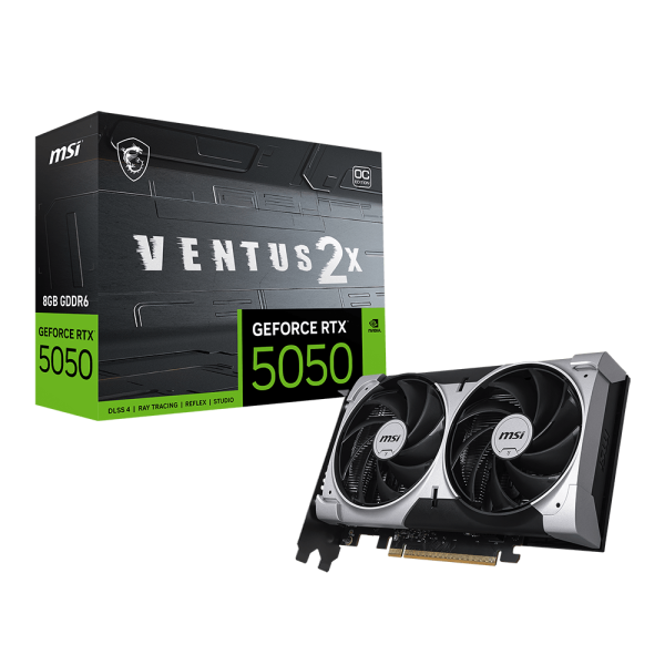 PLACA DE VIDEO MSI VENTUS X2 RTX 5050 8GB OC