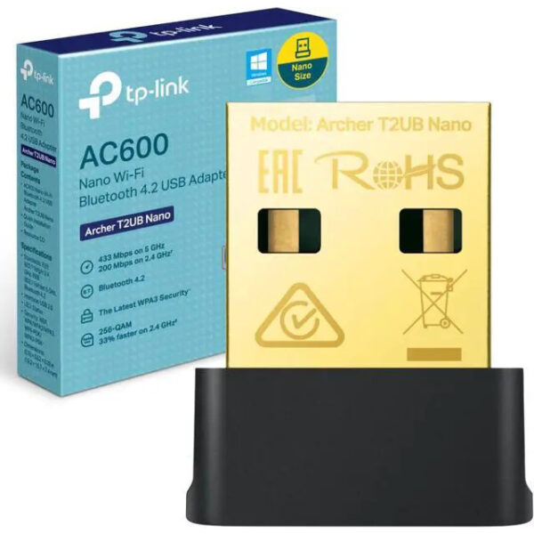 ADAPTADOR USB WIFI TP-LINK ARCHER T2UB NANO AC600