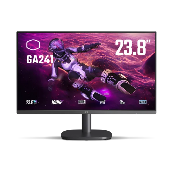 Monitor Cooler Master GA241 23.8″ FHD (1920 x 1080) VGA   HDMI 100Hz 1ms