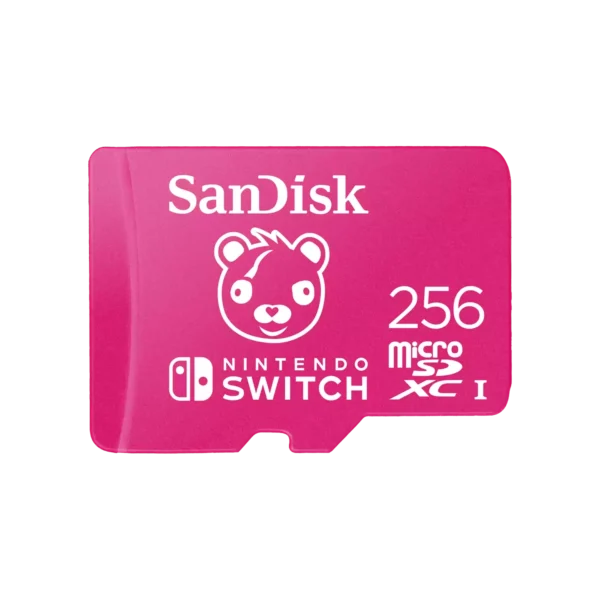 Tarjeta de Memoria Sandisk MicroSDXC 256GB UHS-I Card C10 U3 100Mb for Nintendo Switch Fortnite Edition