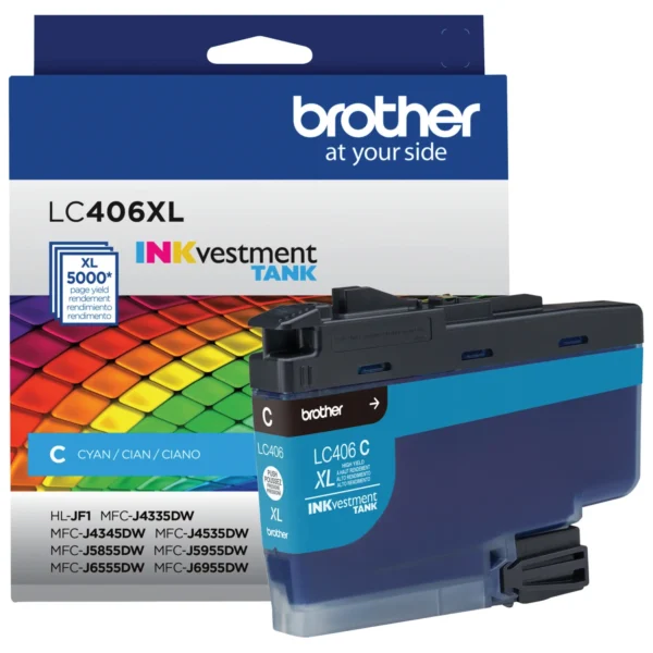 Cartucho de Tinta Brother LC406XLCs Cian Cartucho de Tinta Brother LC406XLCs Cian