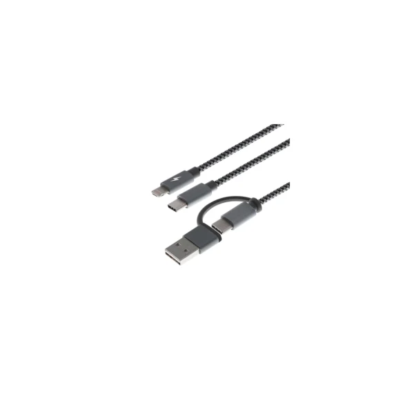 Cable multifuncional para carga 5 en 1