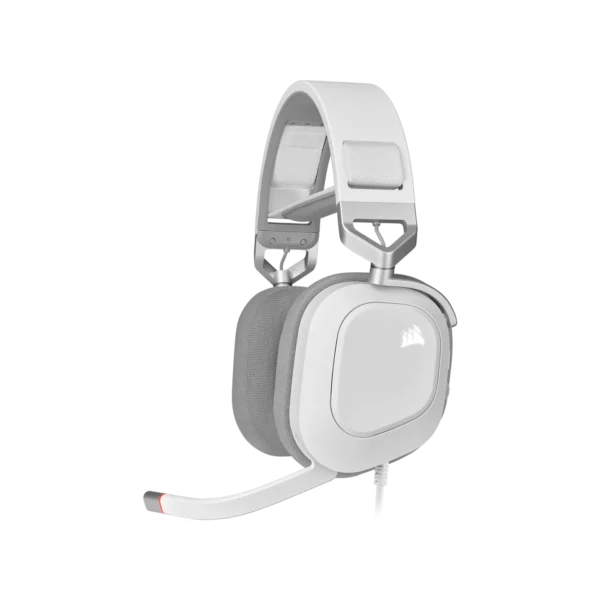 Auricular gaming cableado Corsair HS80 RGB USB, blanco Auricular gaming cableado Corsair HS80 RGB USB, blanco
