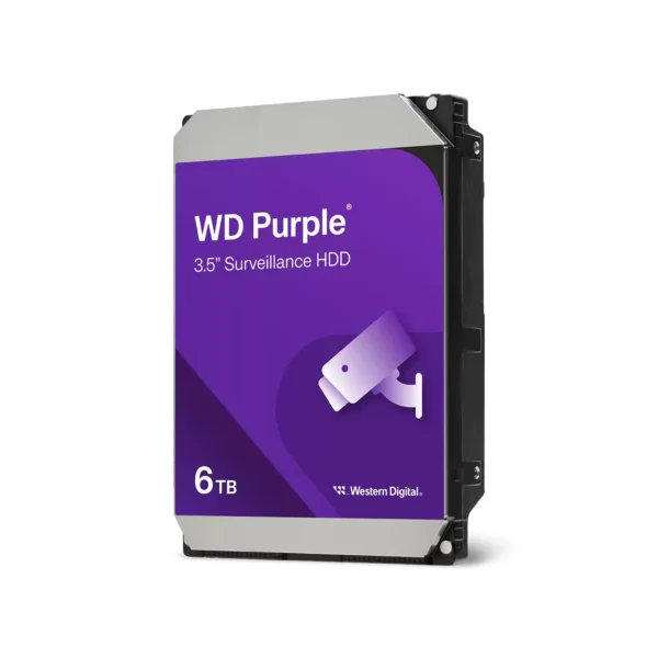 Disco Interno HDD WESTERN DIGITAL Purple 6TB 3.5″ SATA 3.0