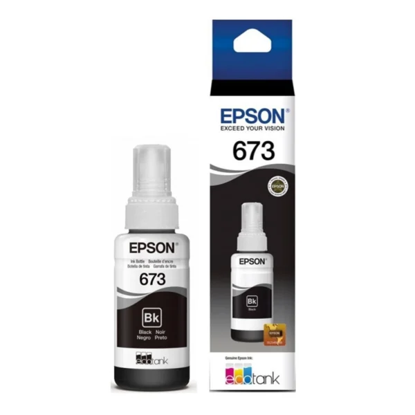 Botella de Tinta Epson 673 Negra Botella de Tinta Epson 673 Negra