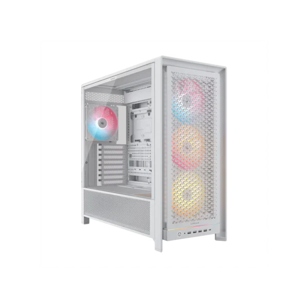 Gabinete CORSAIR FRAME 5000D RS ARGB Mid Tower Aire Elevado blanco