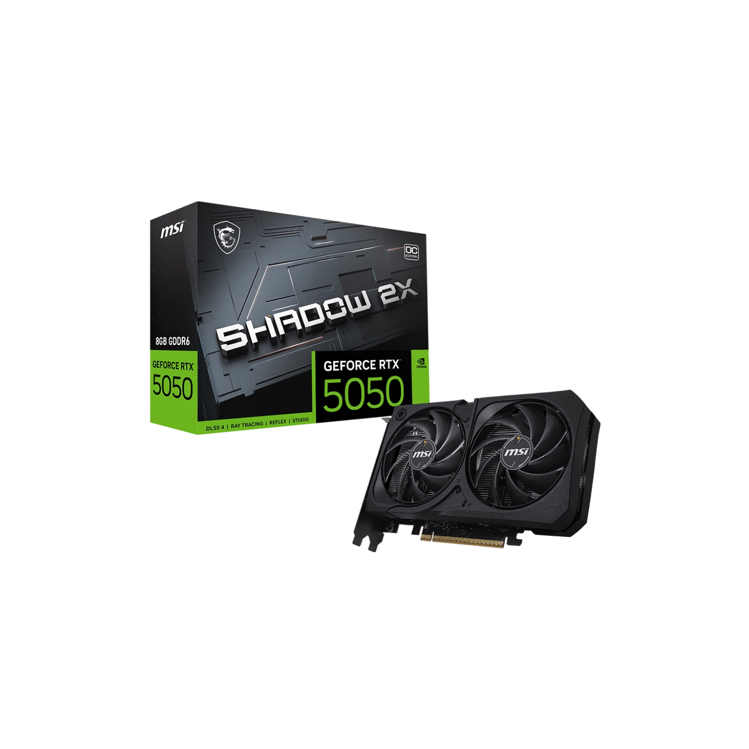 Placa de Video MSI Geforce RTX 5050 8G SHADOW 2X OC