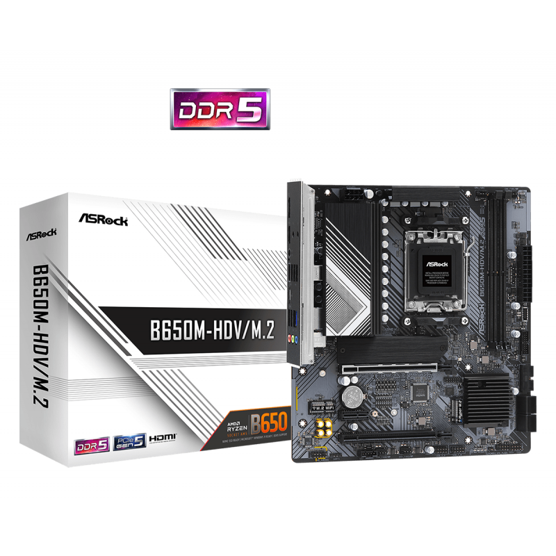 MOTHER ASROCK (AM5) B650M-HDV/M.2