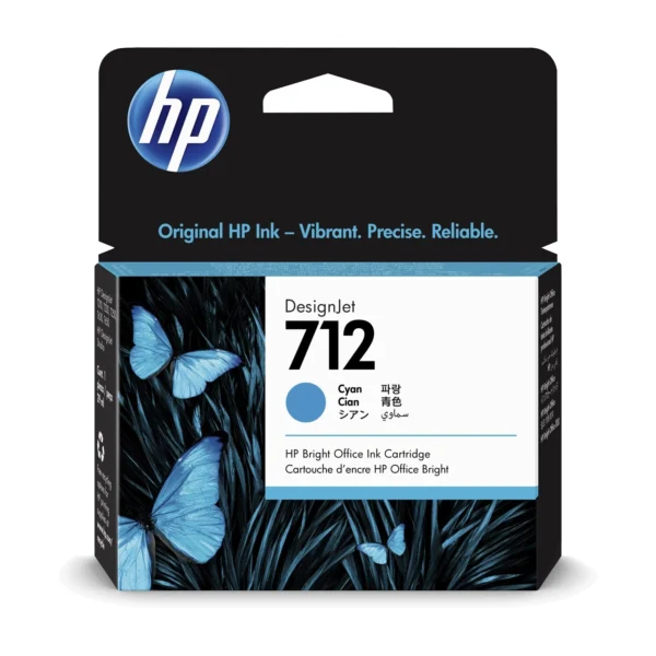 Cartucho de Plotter HP 712 Cian Cartucho de Plotter HP 712 Cian