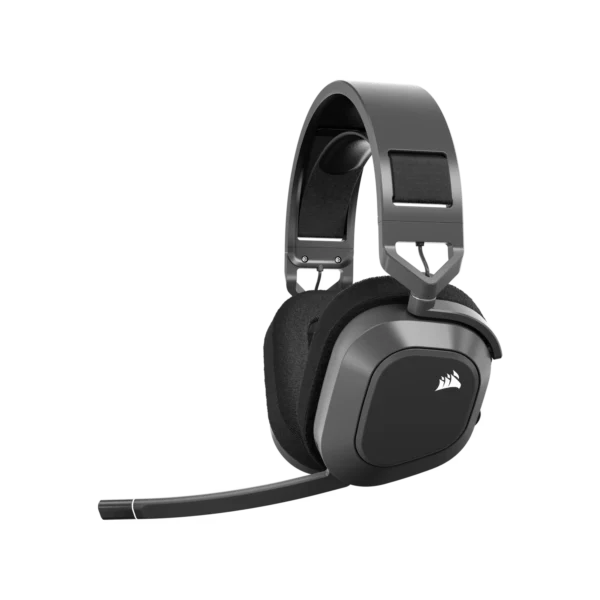 Auriculares gaming CORSAIR HS80 MAX WIRELESS, gris acero