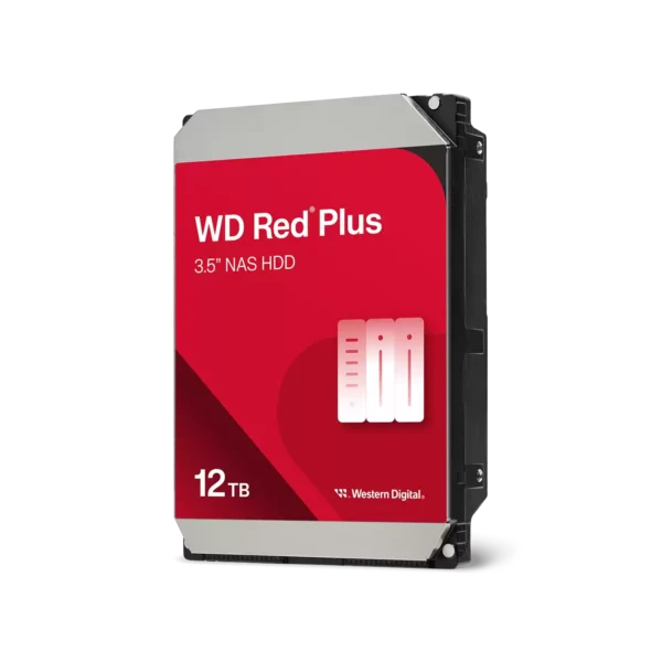 Disco Interno HDD WESTERN DIGITAL Red Plus 12TB 3.5″ SATA 3.0 7200rpm