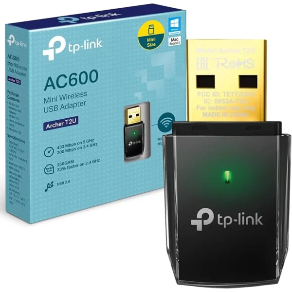 Adaptador USB WiFi Tp-Link Archer T2U AC600