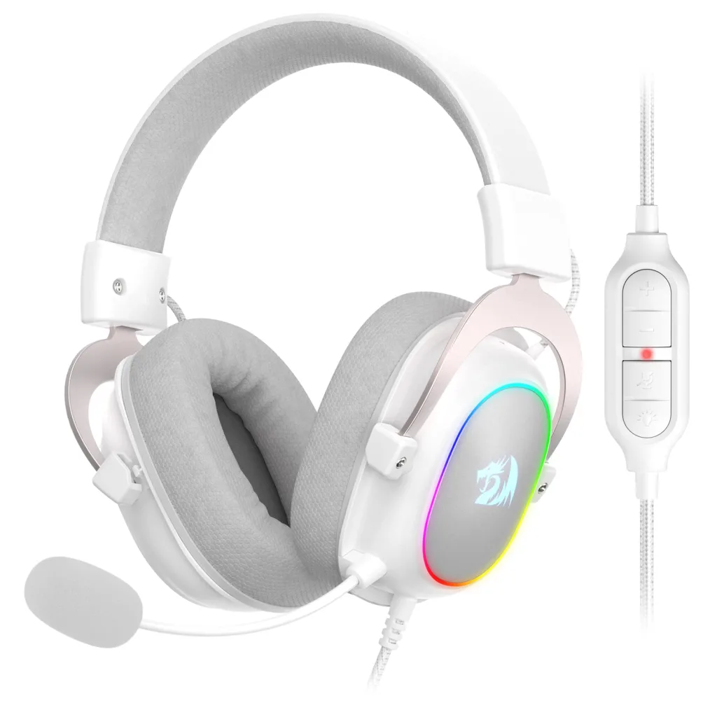Auricular Redragon Zeus X H510 White RGB