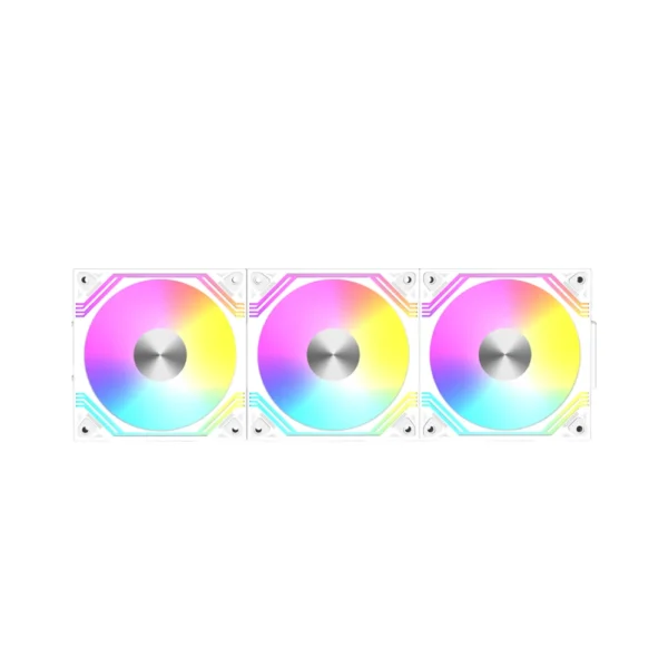 Cooler Fan Raidmax NV-MD120FWP3 White Pack x3