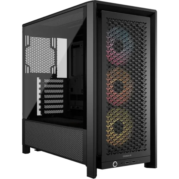 Gabinete Corsair 4000D RGB Airflow Black