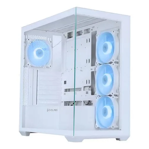 Gabinete Evolabs Progression White Edition EVO-305AW C/FAN