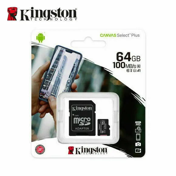Memoria Micro SD Kingston 64GB C10