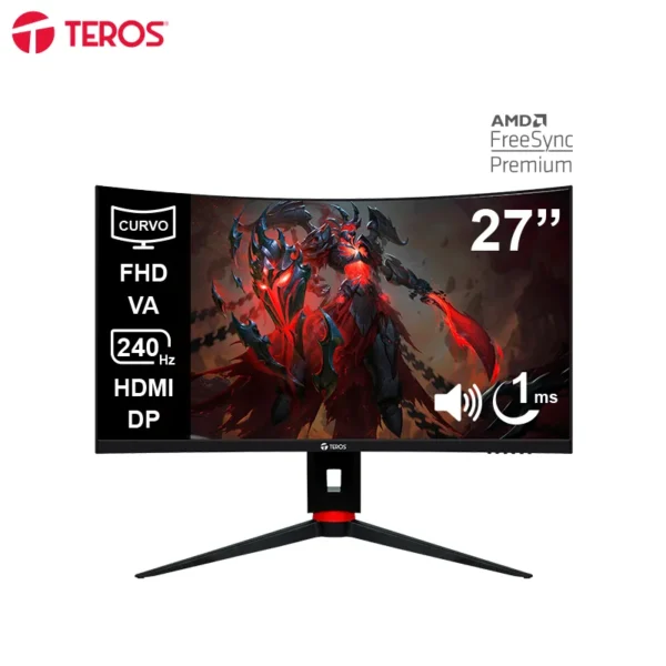 Monitor Teros 27″ TE-2764G Cur vo VA