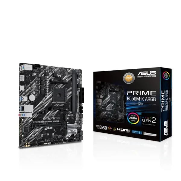 Mother  Asus Prime B550M-K ARGB