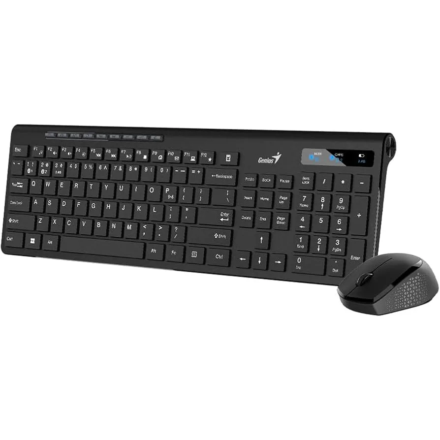 Teclado y Mouse Genius Slimstar 8230 Black Wireless Bluetooth