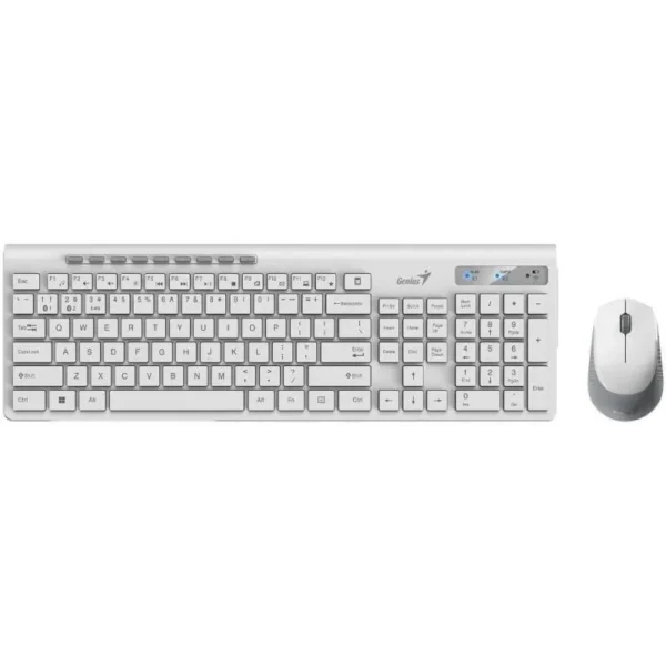 Teclado y Mouse Genius Slimstar 8230 White Wireless Bluetooth