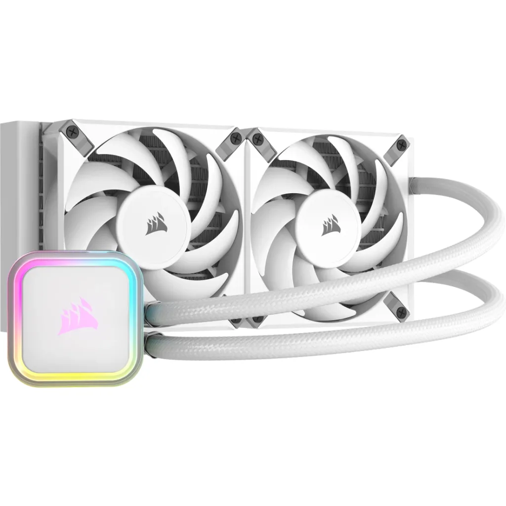 Water Cooler Corsair iCUE H100I RGB Elite 240mm White