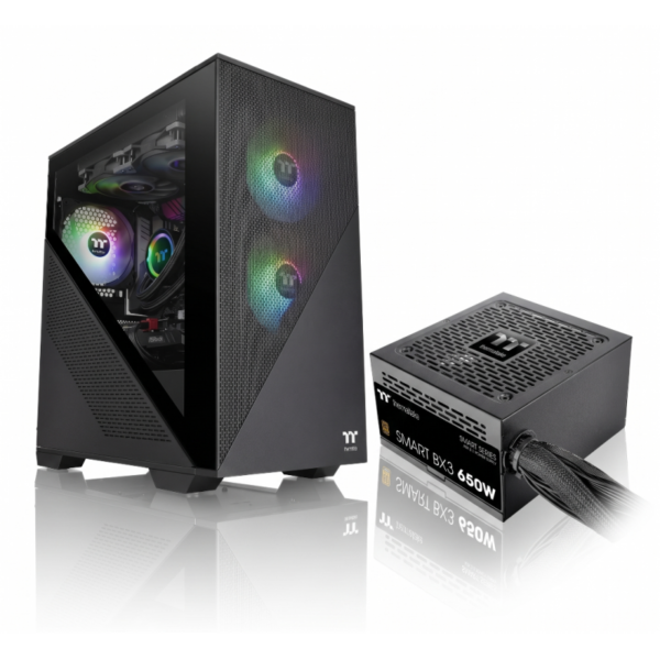 Gabinete c/fuente Thermaltake Divider 170 + BX3 650w 80 Plus Bronze
