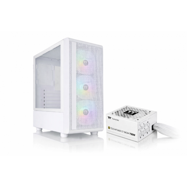 Gabinete c/fuente Thermaltake S200 + 750w 80 Plus Gold (White Edition) Gabinete c/fuente Thermaltake S200 + 750w 80 Plus Gold (White Edition)