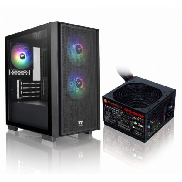 Gabinete c/fuente Thermaltake Versa H16 + TR2 500w