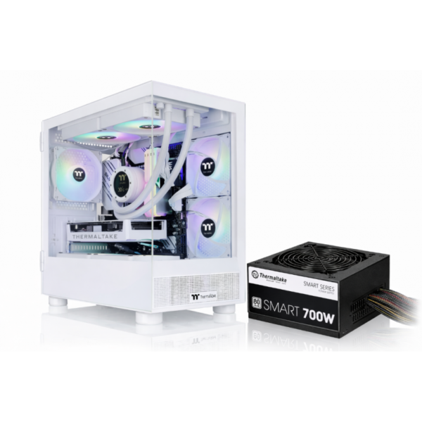 Gabinete c/fuente Thermaltake View 170 + Smart 700w 80 Plus White (White Edition)