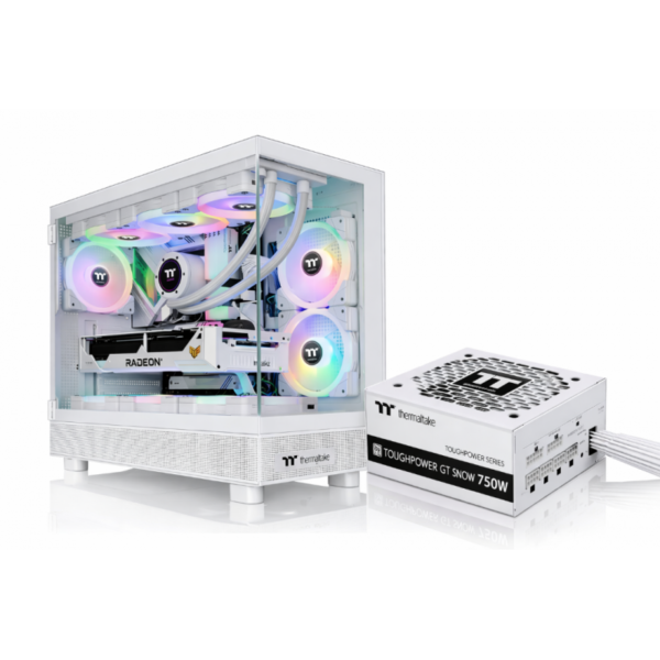 Gabinete c/fuente View 270 + 750w 80 Plus Gold (White Edition)
