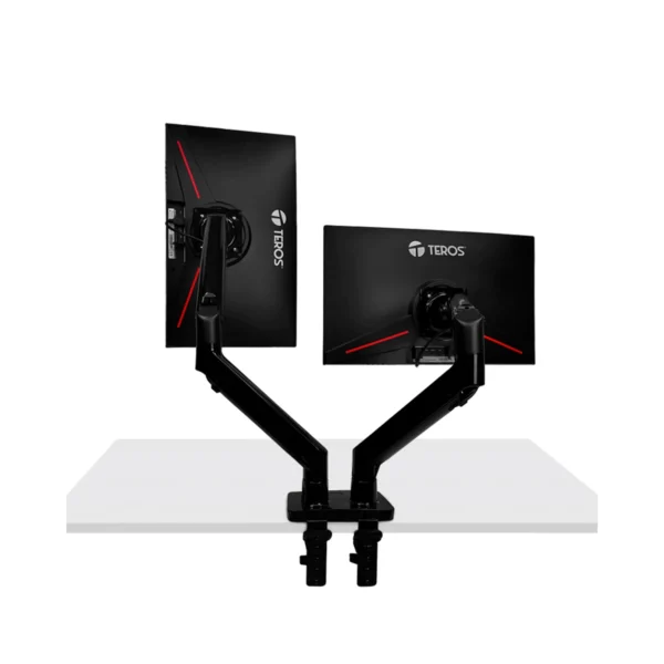 Soporte Doble Teros TE-7114 p/ Monitores de 22′ a 32″ Soporte Doble Teros TE-7114 p/ Monitores de 22′ a 32″