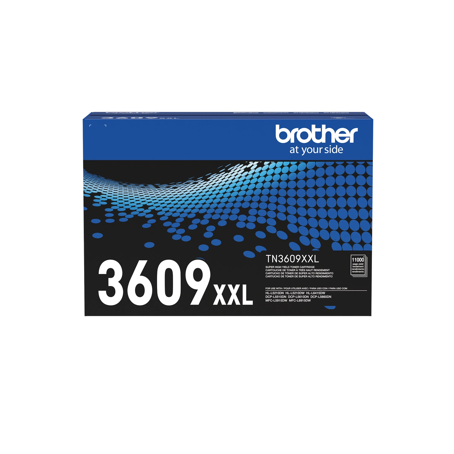 Cartucho de Tóner Brother TN3609XXL Negro