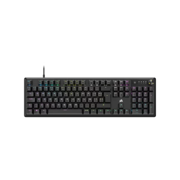 Teclado gamer mecánico CORSAIR K70 CORE RGB: Negro (EN)