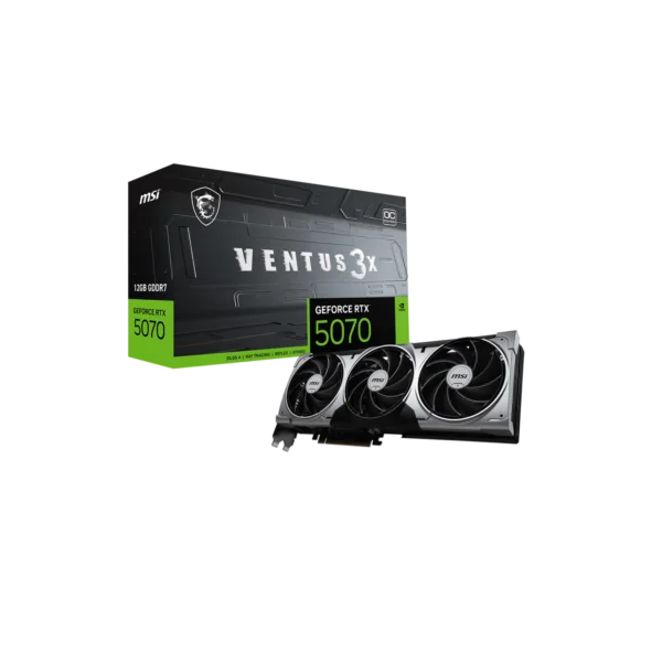 Placa MSI NVIDIA GeForce RTX 5070 12G VENTUS 3X OC